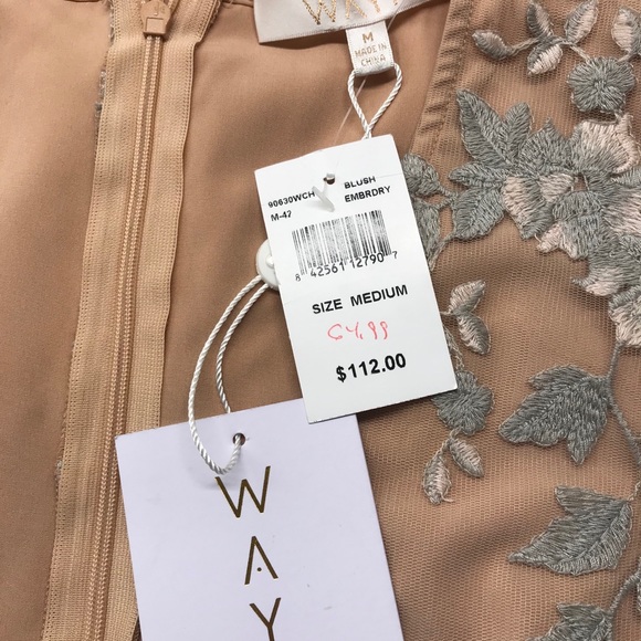 WAYF Oakfield Embroidered Mini Dress - Picture 8 of 14